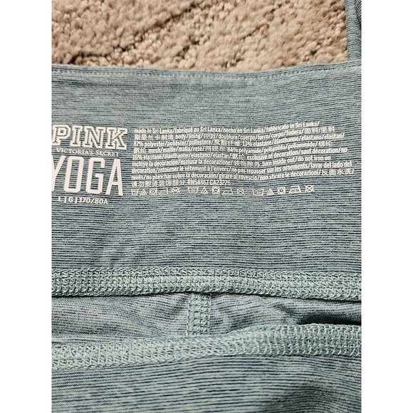 Victoria Secret PINK Yoga Greyish/Green Pants Size Large - Picture 6 of 6